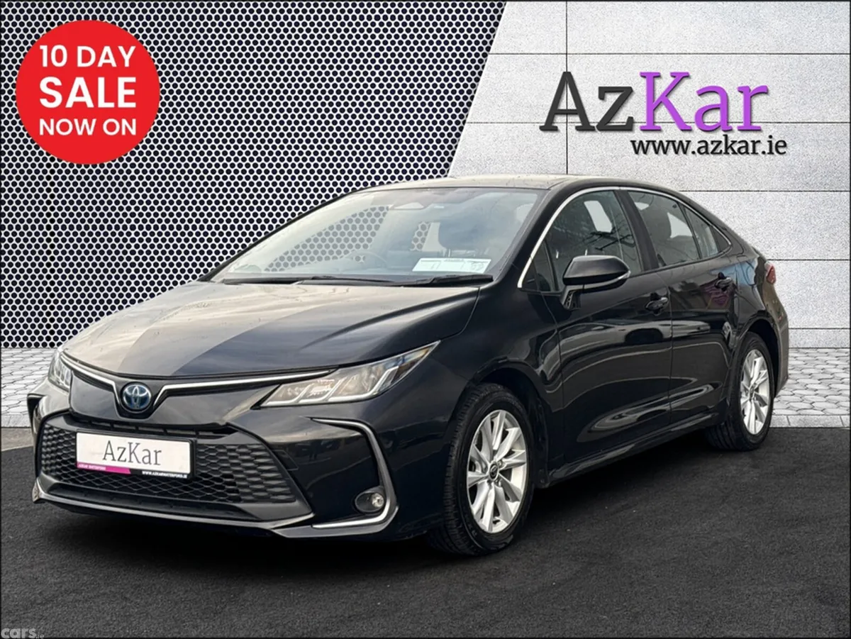 Toyota Corolla Saloon, Petrol Hybrid, 2023, Black
