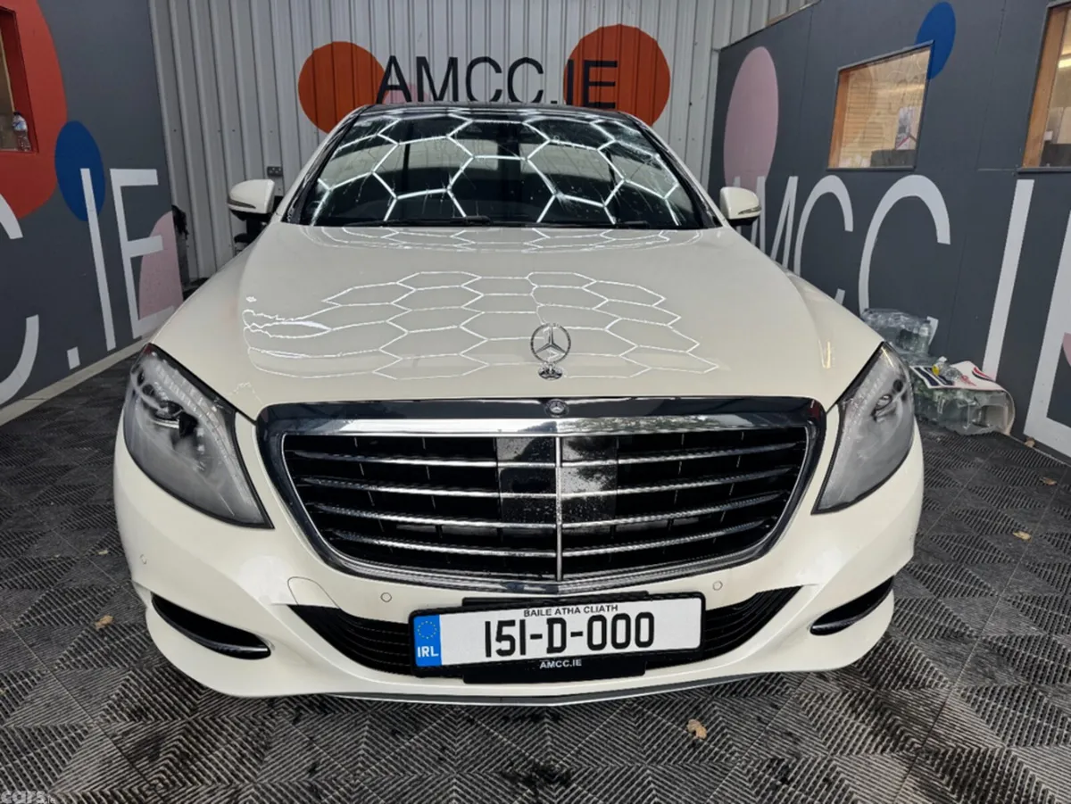 Mercedes-Benz S-Class Saloon, Petrol Hybrid, 2015, White