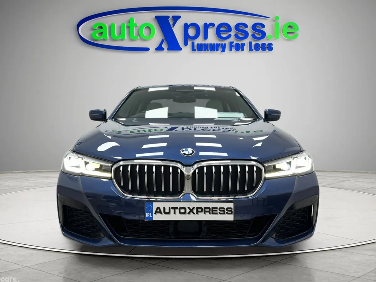 BMW 5-Series Saloon, Petrol Plug-in Hybrid, 2020, Blue