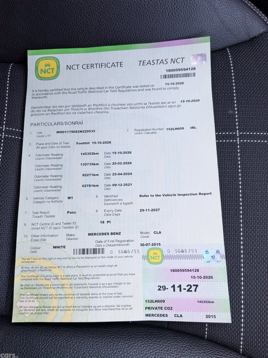 Mercedes-Benz CLA Saloon, Diesel, 2015, White