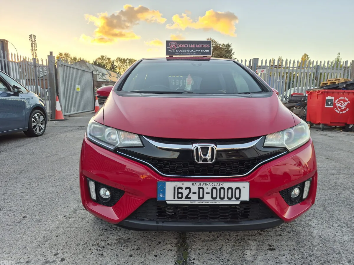 Honda Fit Hatchback, Petrol Hybrid, 2016, Red
