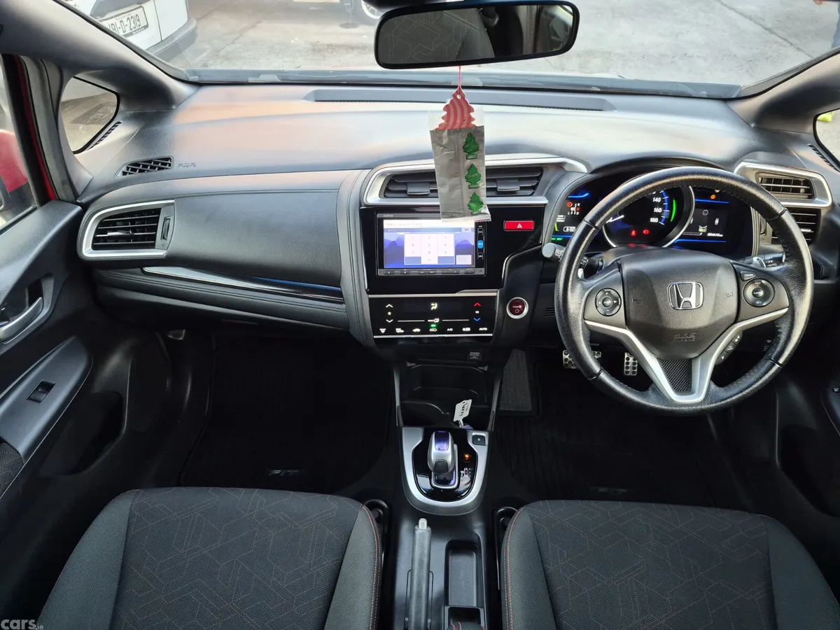 Honda Fit Hatchback, Petrol Hybrid, 2016, Red