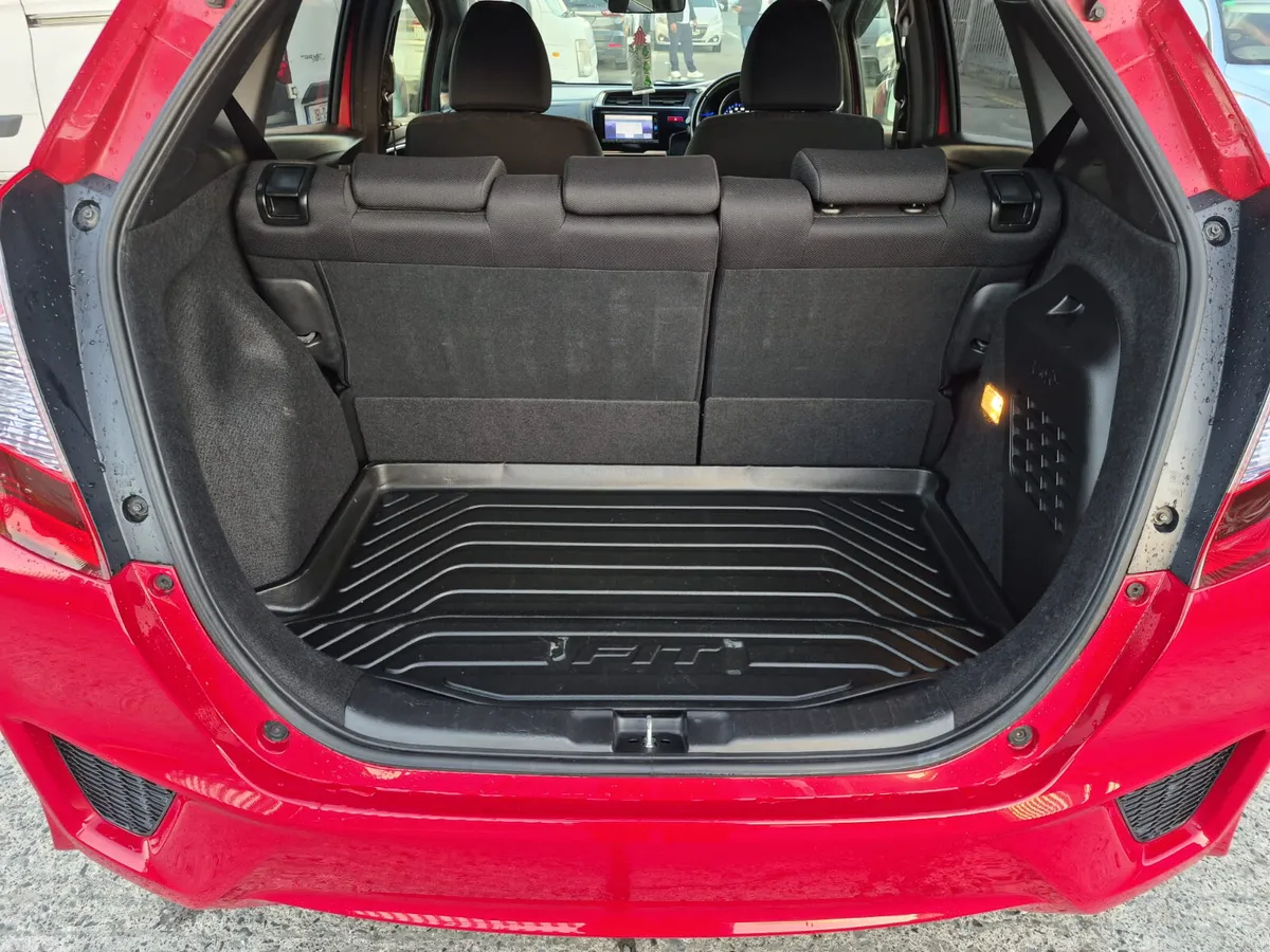 Honda Fit Hatchback, Petrol Hybrid, 2016, Red