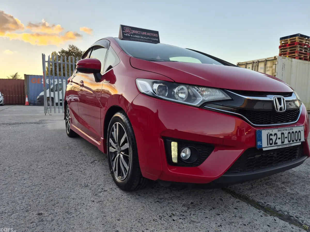 Honda Fit Hatchback, Petrol Hybrid, 2016, Red
