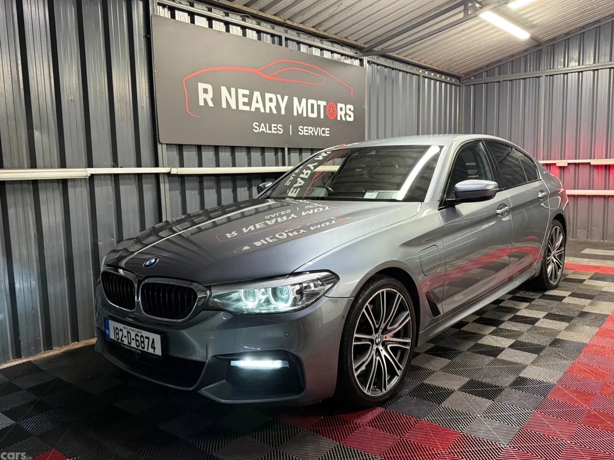 BMW 5-Series Saloon, Petrol Plug-in Hybrid, 2018, Grey