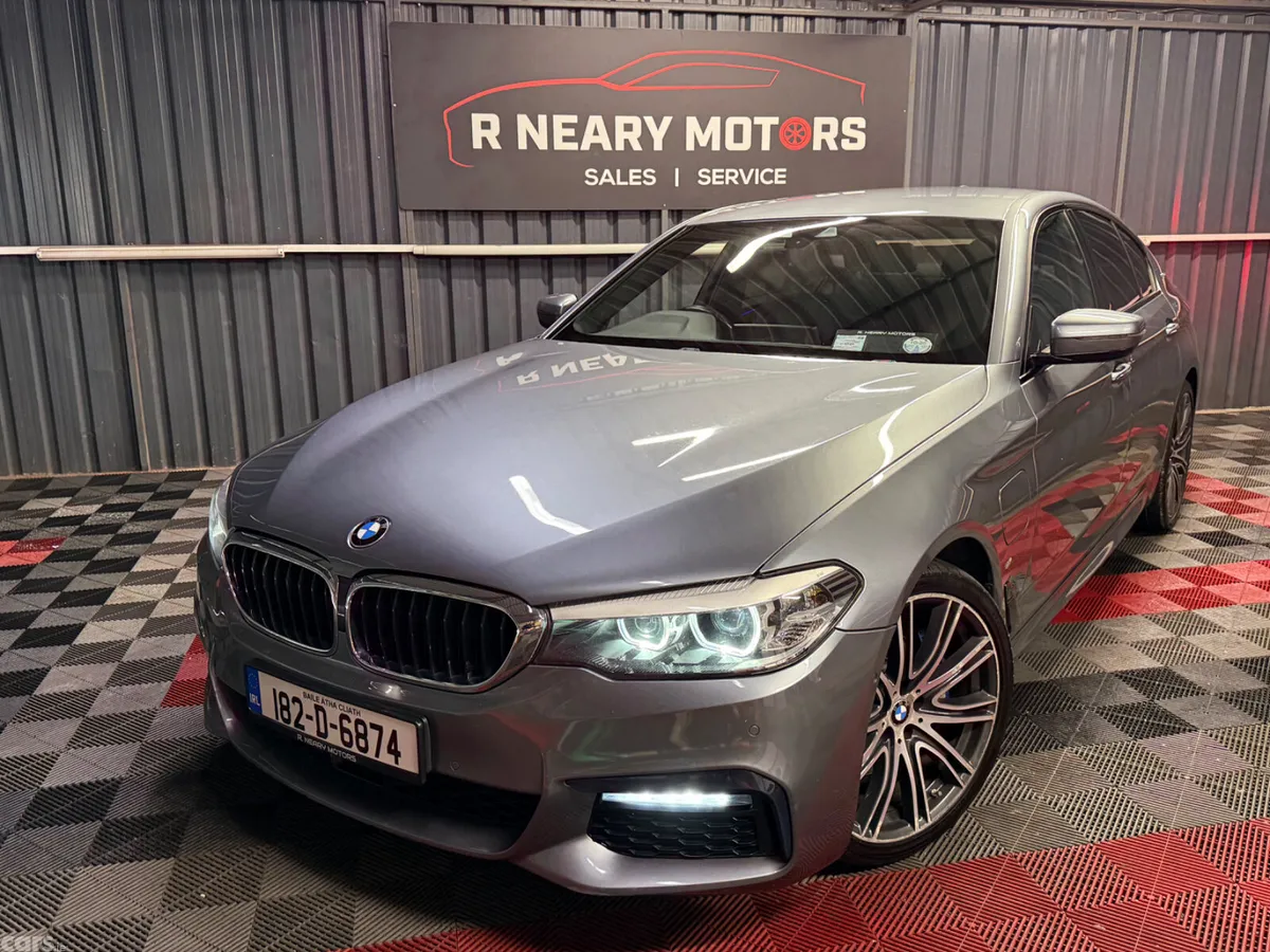 BMW 5-Series Saloon, Petrol Plug-in Hybrid, 2018, Grey