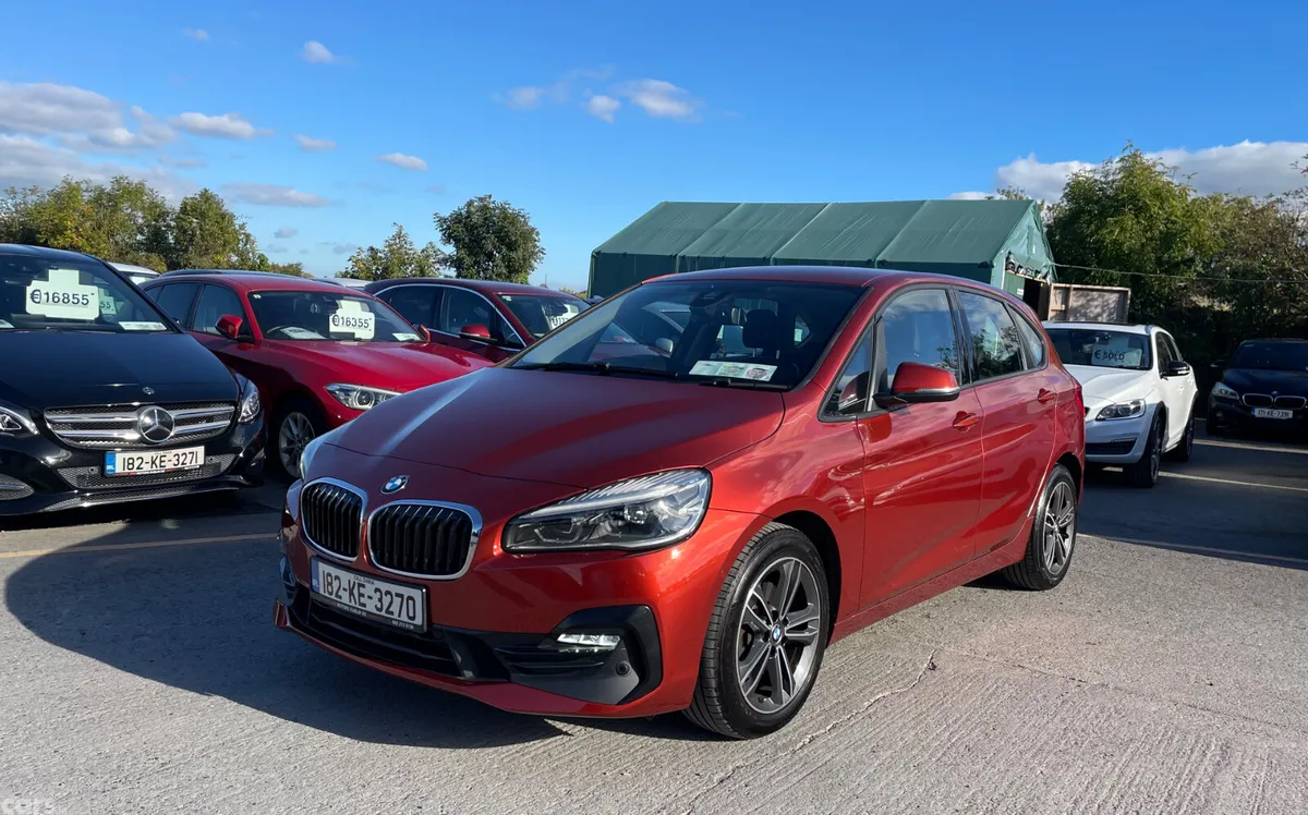 BMW 2-Series Hatchback, Diesel, 2018, Orange