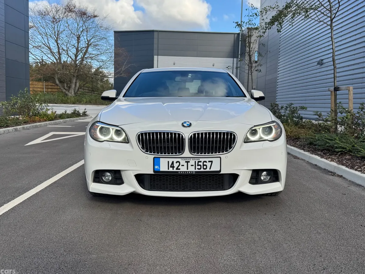 BMW 5-Series Saloon, Diesel, 2014, White