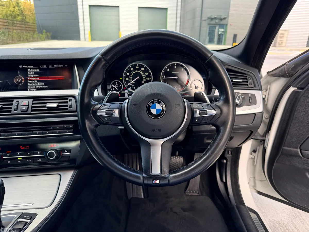 BMW 5-Series Saloon, Diesel, 2014, White