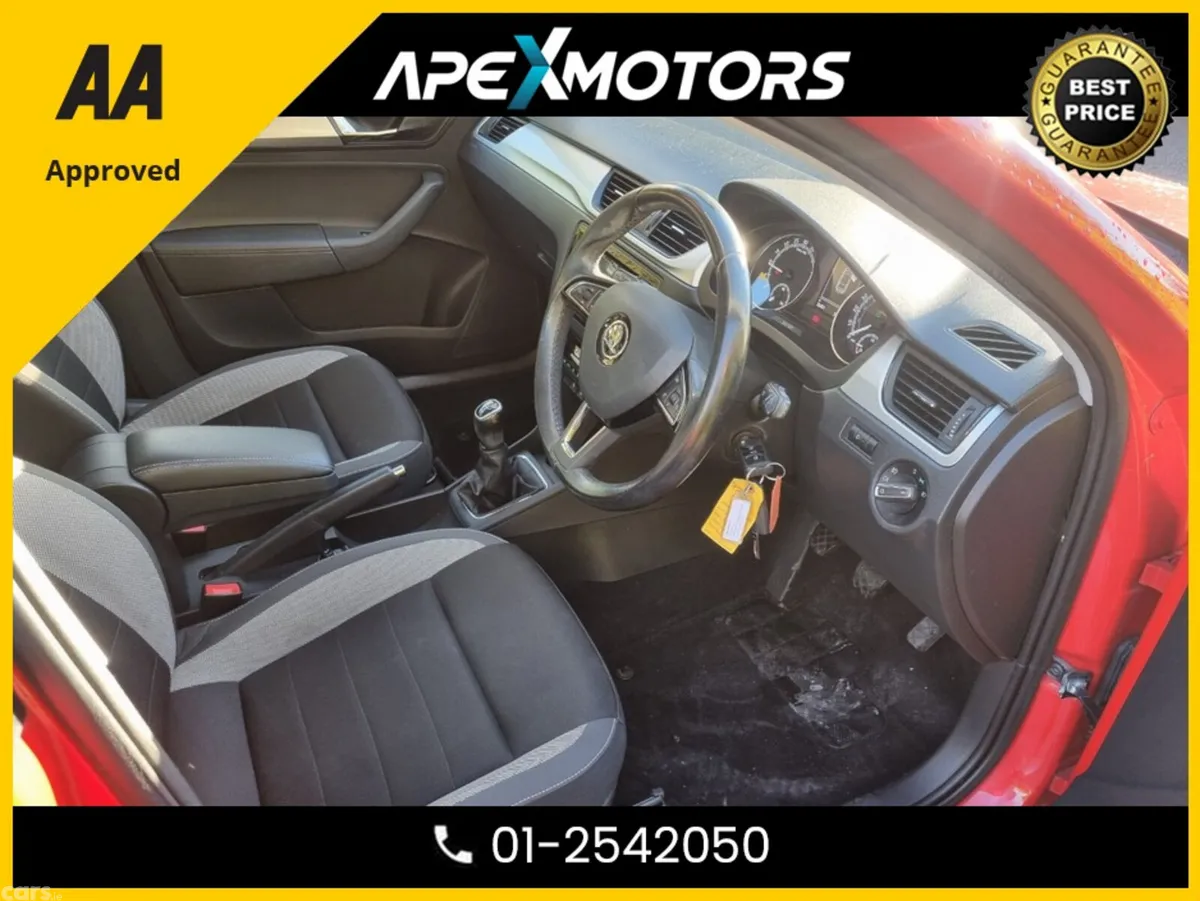 Skoda Rapid Hatchback, Diesel, 2018, Red