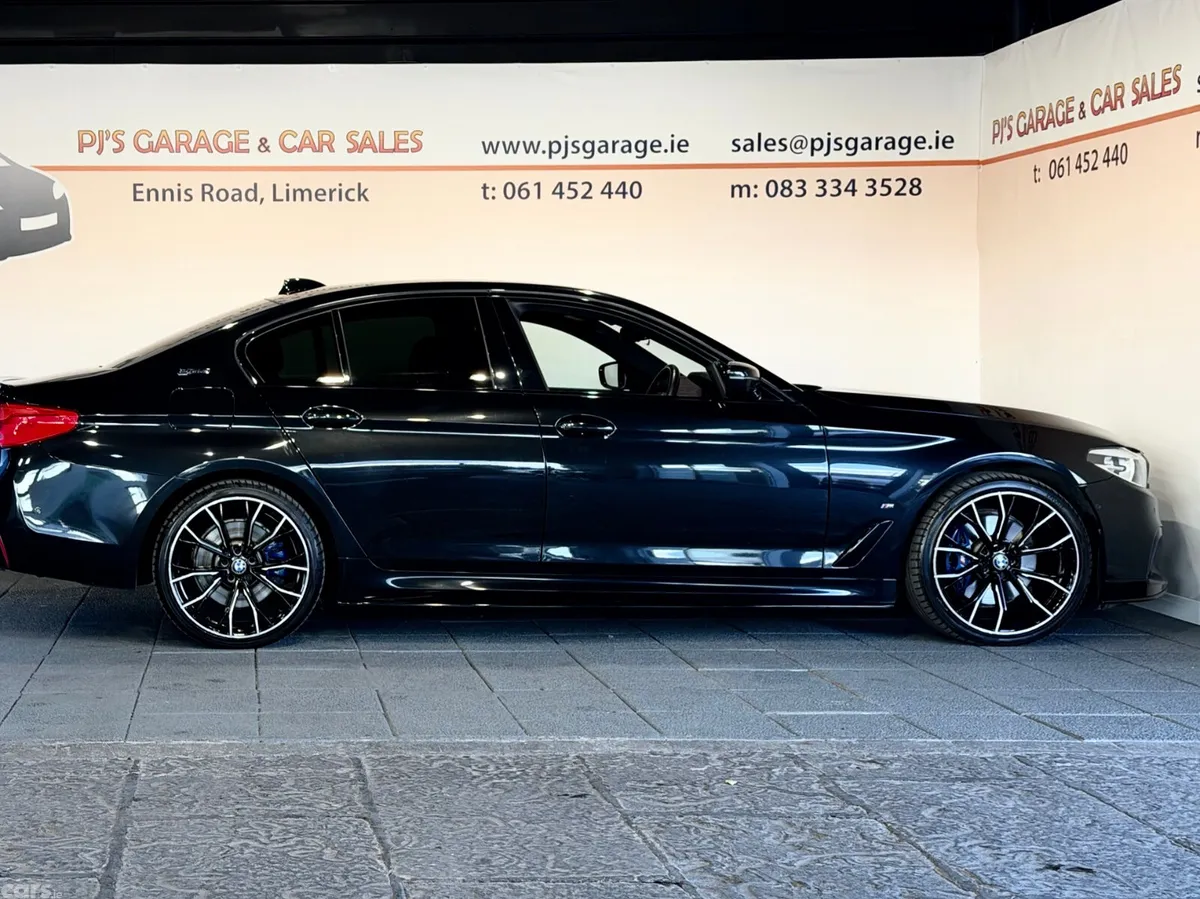 BMW 5-Series Saloon, Petrol Plug-in Hybrid, 2018, Black