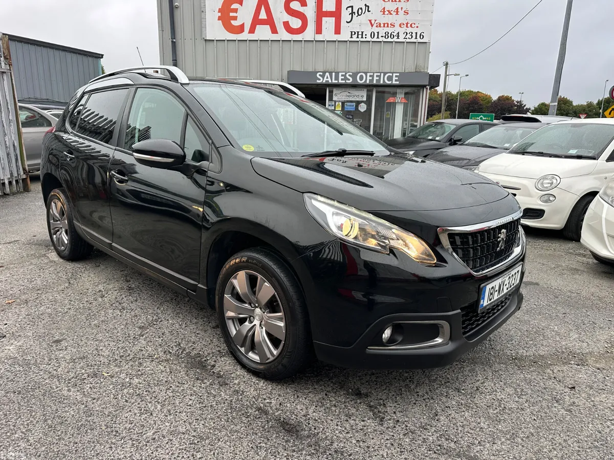Peugeot 2008 Hatchback, Petrol, 2018, Black