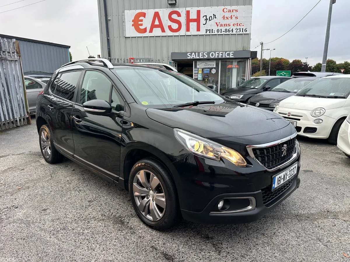 Peugeot 2008 Hatchback, Petrol, 2018, Black