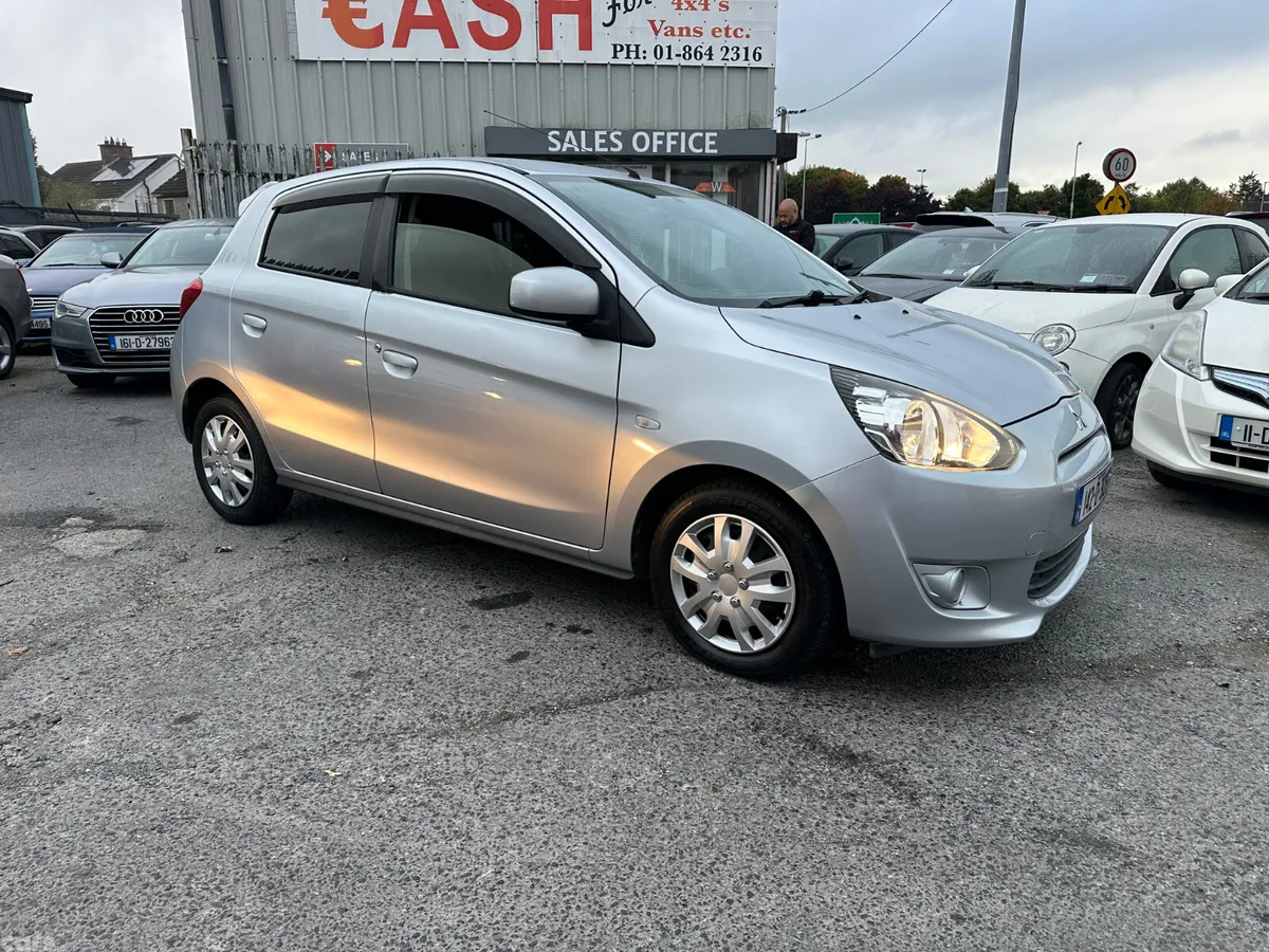 Mitsubishi Mirage Hatchback, Petrol, 2014, Silver