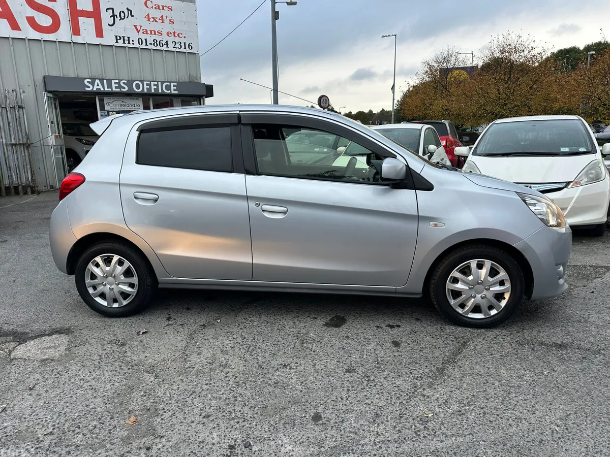 Mitsubishi Mirage Hatchback, Petrol, 2014, Silver