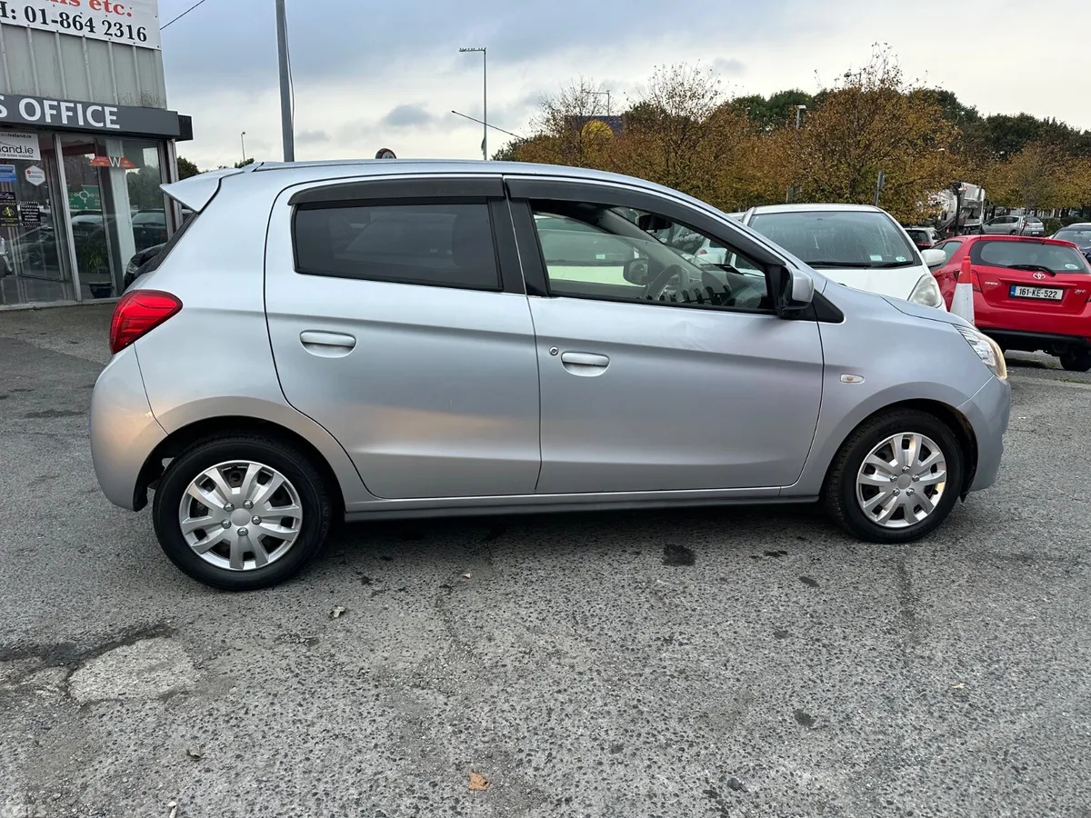 Mitsubishi Mirage Hatchback, Petrol, 2014, Silver