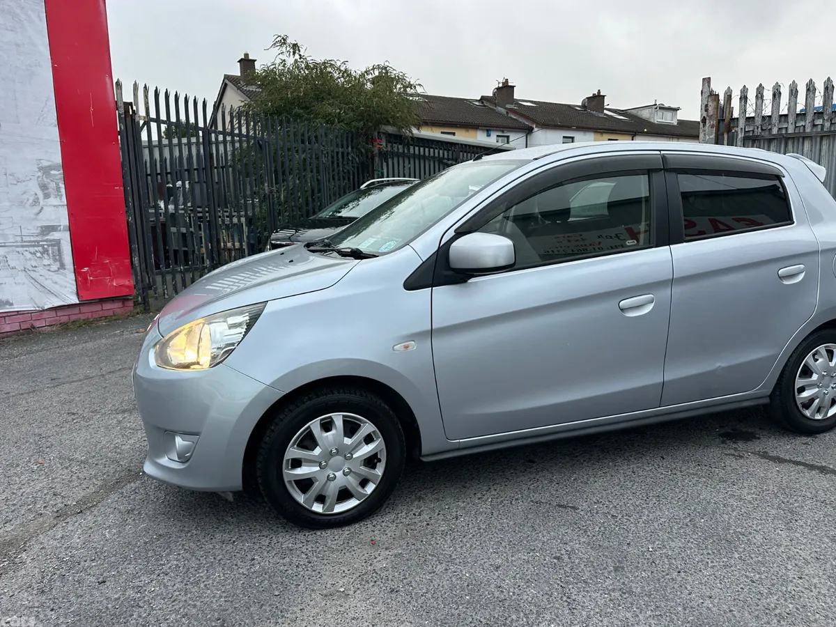 Mitsubishi Mirage Hatchback, Petrol, 2014, Silver