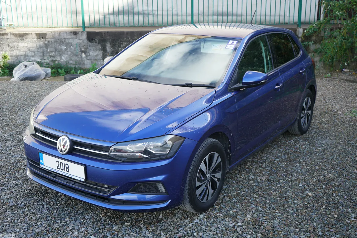 Volkswagen Polo Hatchback, Petrol, 2018, Blue