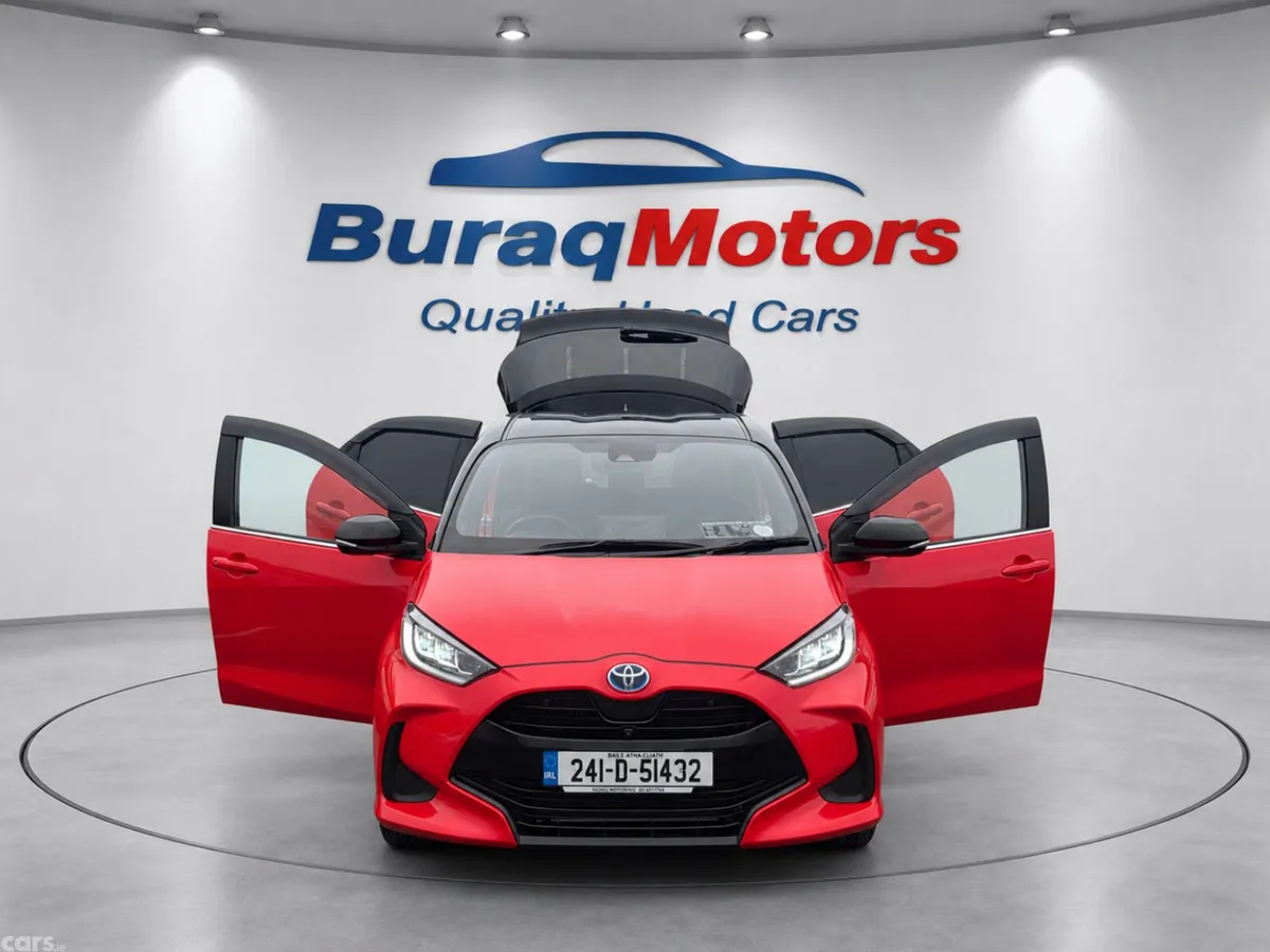 Toyota Yaris Hatchback, Petrol Hybrid, 2024, Red