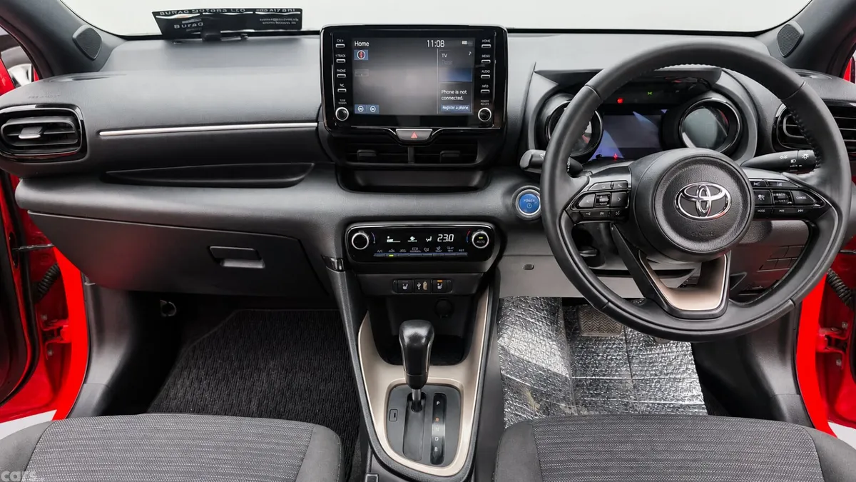 Toyota Yaris Hatchback, Petrol Hybrid, 2024, Red
