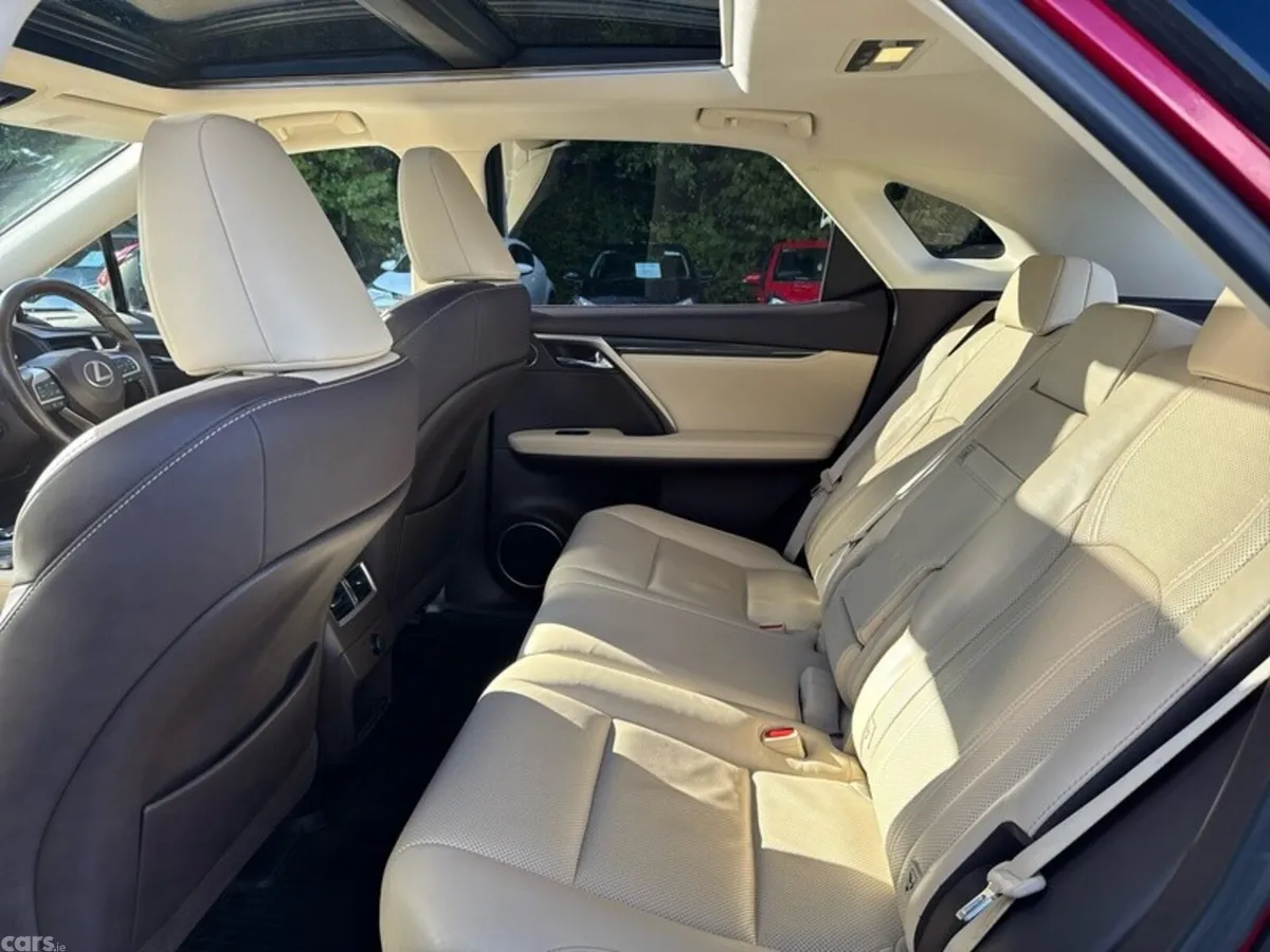 Lexus RX450H Estate, Petrol Hybrid, 2018, Red