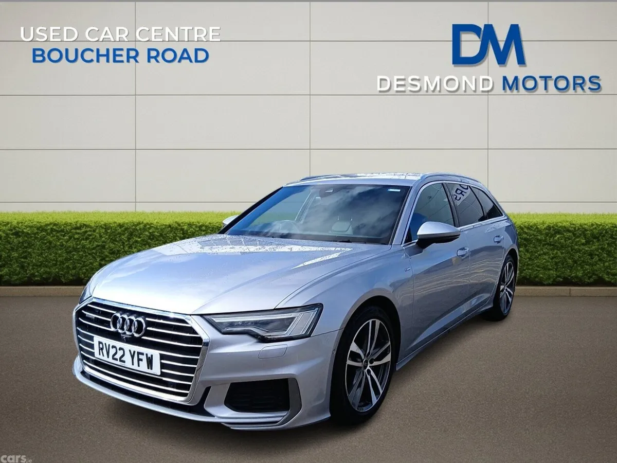 Audi A6 Estate, Diesel Hybrid, 2022, Silver