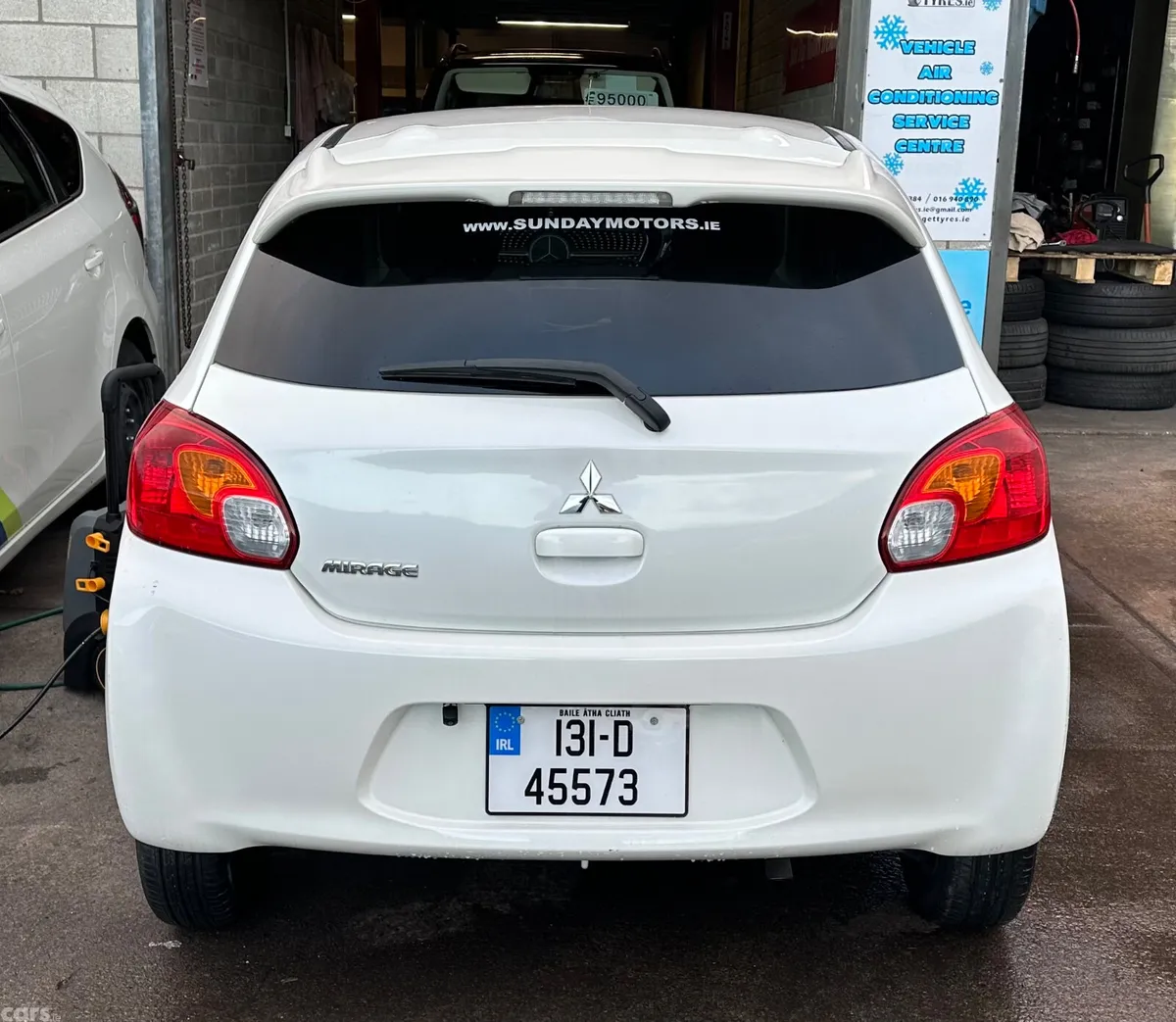 Mitsubishi Mirage Hatchback, Petrol, 2013, White