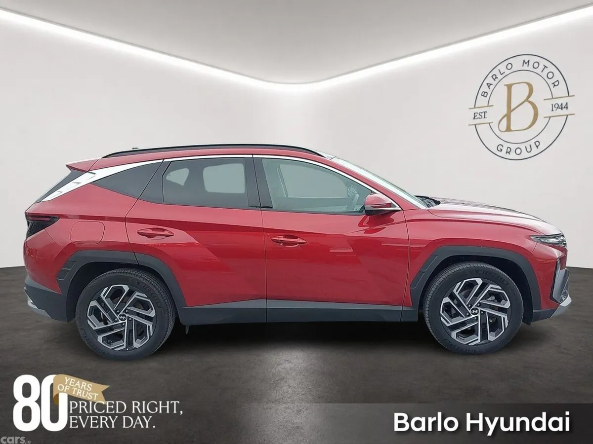 Hyundai Tucson SUV, Petrol Plug-in Hybrid, 2025, Red