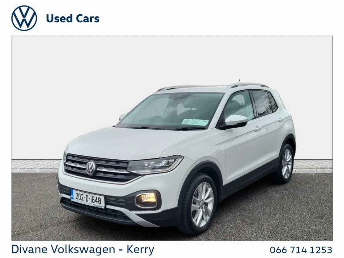 Volkswagen T-Cross SUV, Diesel, 2020, White