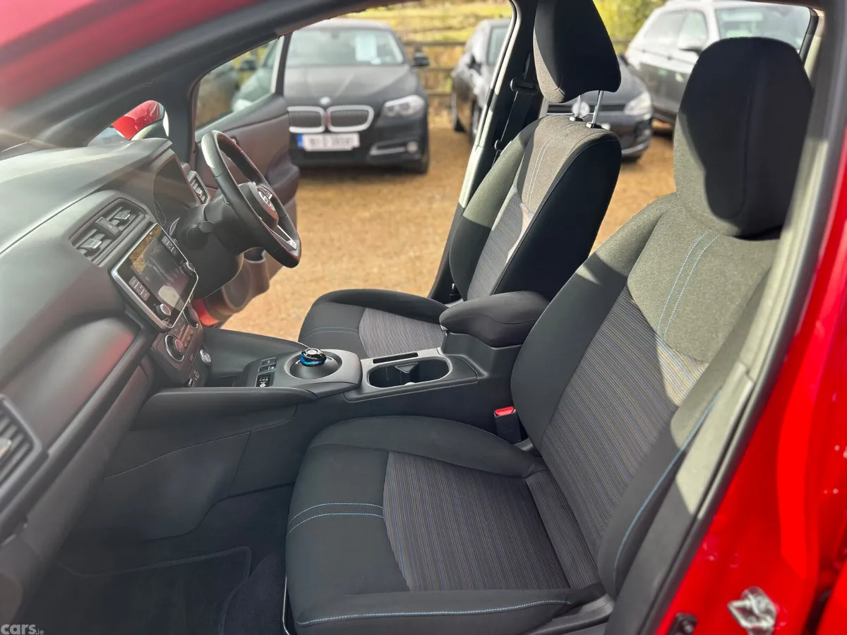 Nissan Leaf Hatchback, Electric, 2021, Red