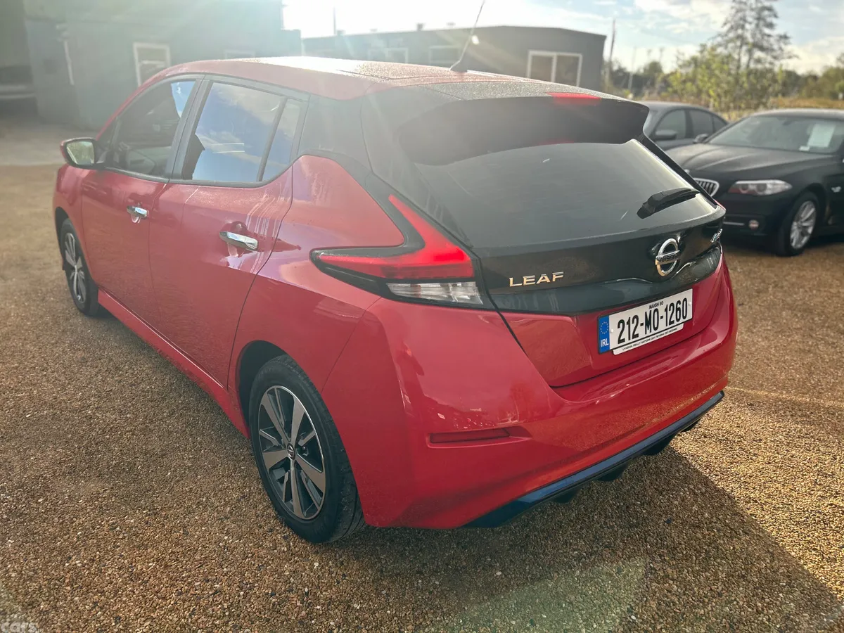 Nissan Leaf Hatchback, Electric, 2021, Red