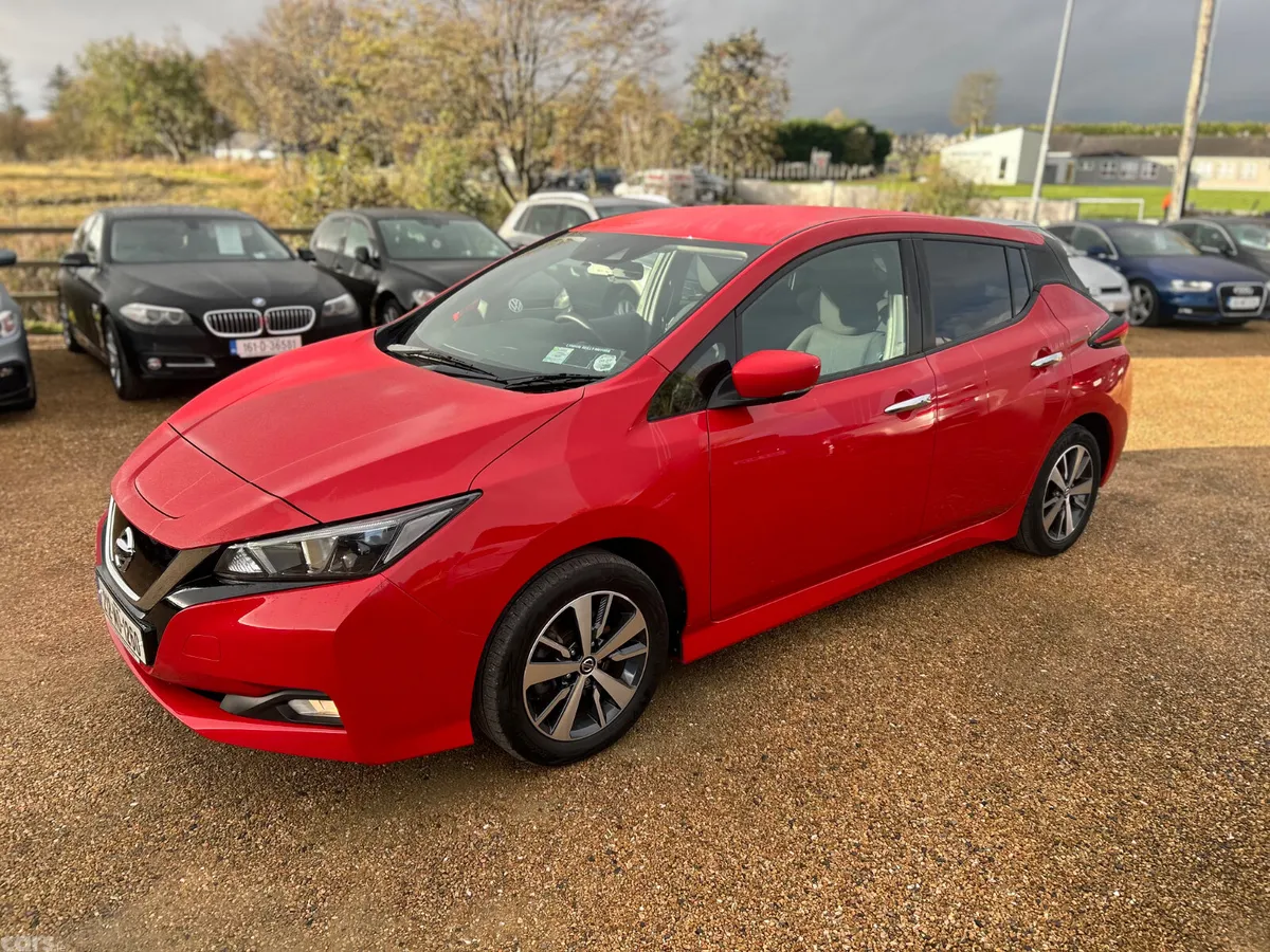 Nissan Leaf Hatchback, Electric, 2021, Red