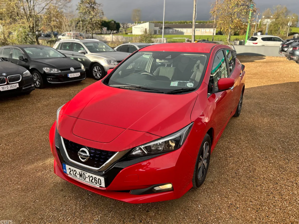 Nissan Leaf Hatchback, Electric, 2021, Red