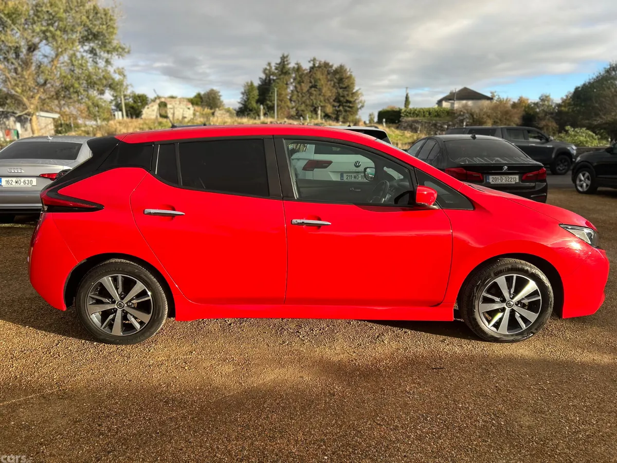 Nissan Leaf Hatchback, Electric, 2021, Red