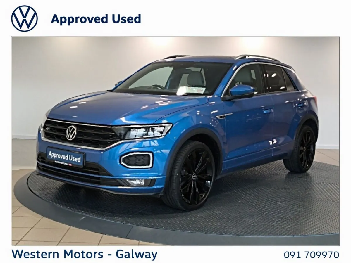 Volkswagen T-Roc SUV, Petrol, 2022, Blue