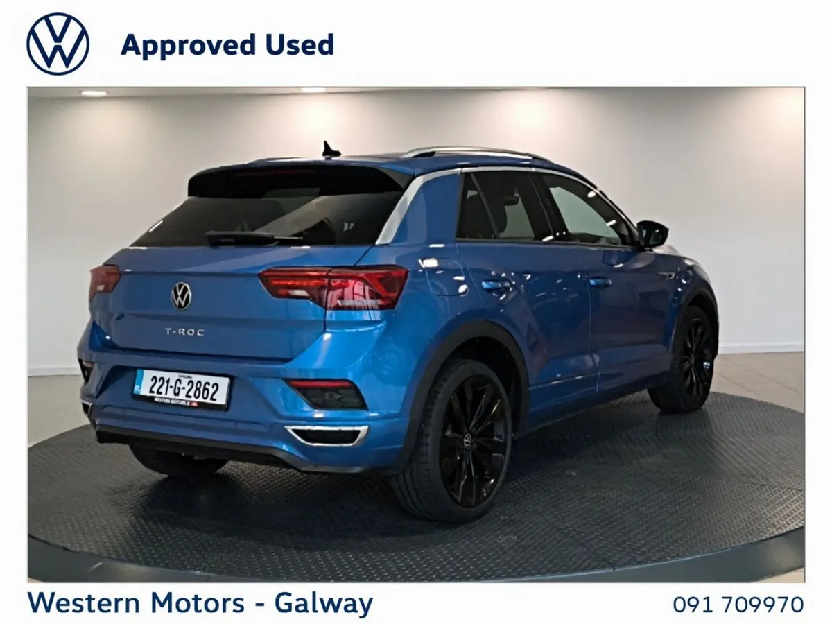Volkswagen T-Roc SUV, Petrol, 2022, Blue