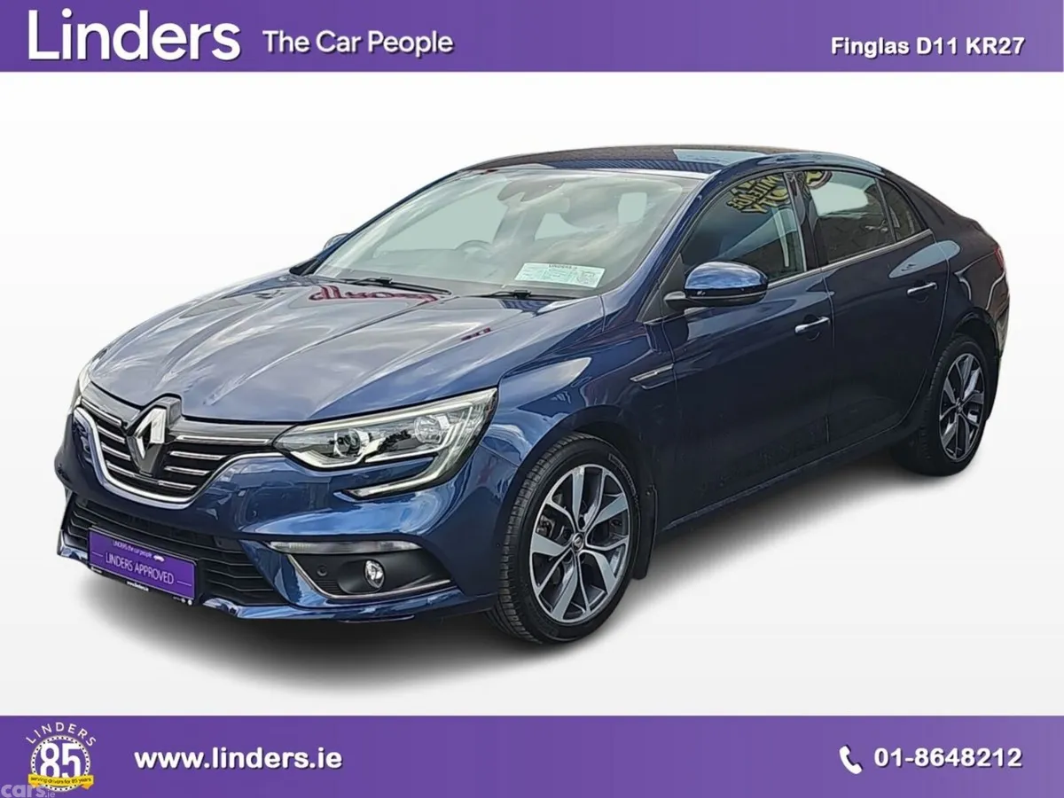 Renault Megane Saloon, Petrol, 2020, Blue