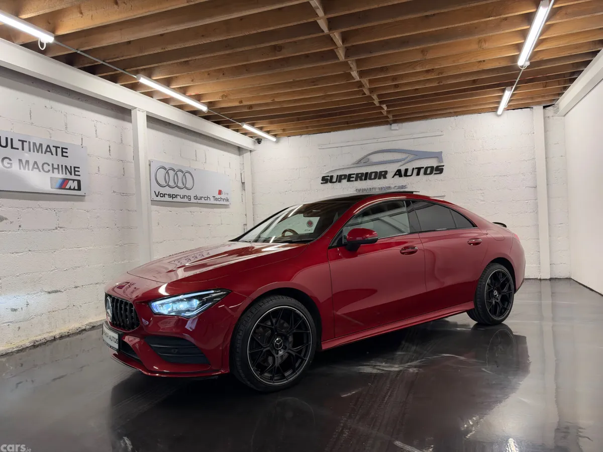 Mercedes-Benz CLA Coupe, Petrol Hybrid, 2022, Red