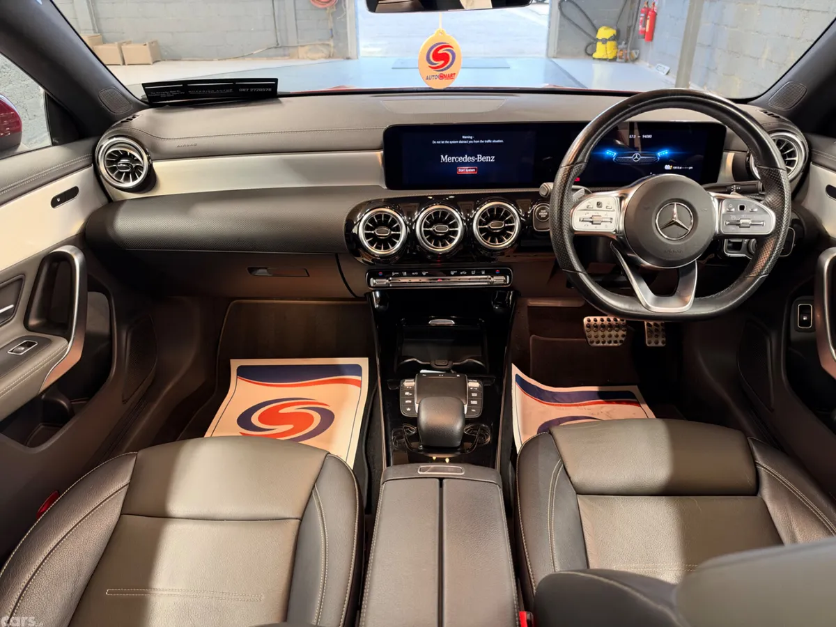 Mercedes-Benz CLA Coupe, Petrol Hybrid, 2022, Red