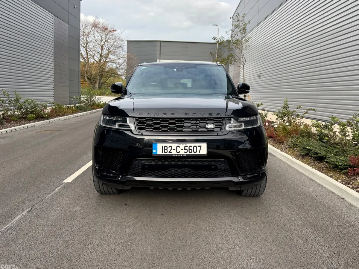 Land Rover Range Rover Sport SUV, Petrol Plug-in Hybrid, 2018, Black