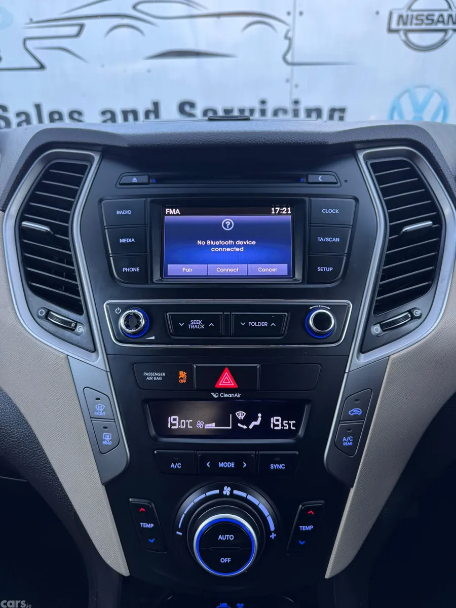 Hyundai Santa Fe SUV, Diesel, 2017, Blue