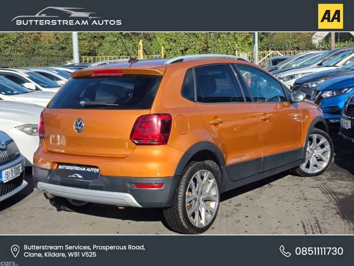 Volkswagen Polo Hatchback, Petrol, 2015, Orange