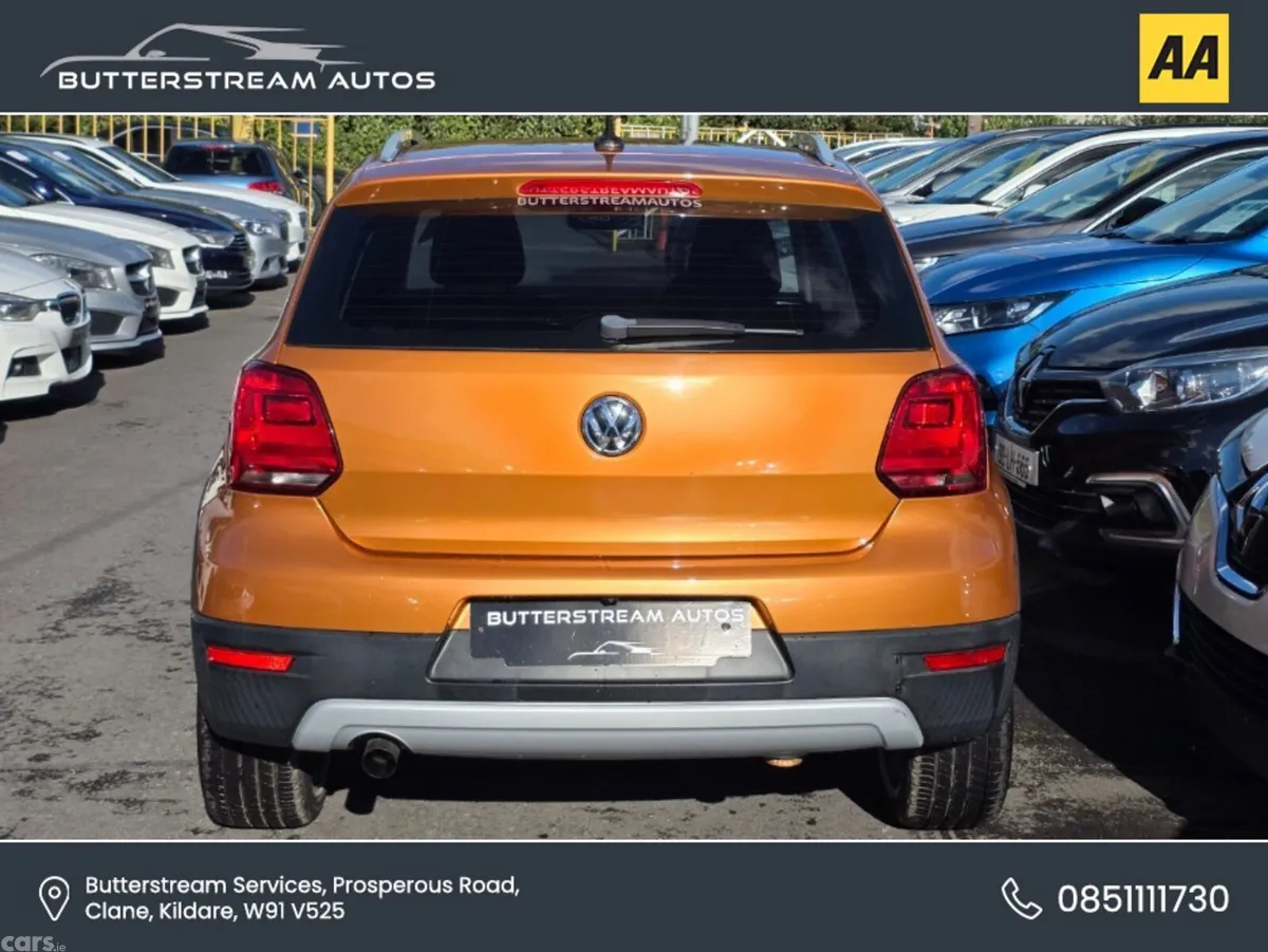 Volkswagen Polo Hatchback, Petrol, 2015, Orange