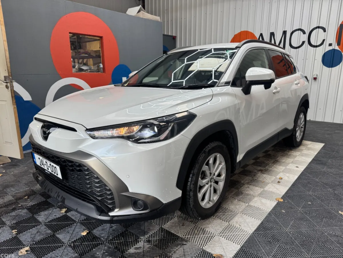 Toyota Corolla Cross SUV, Petrol Hybrid, 2024, White