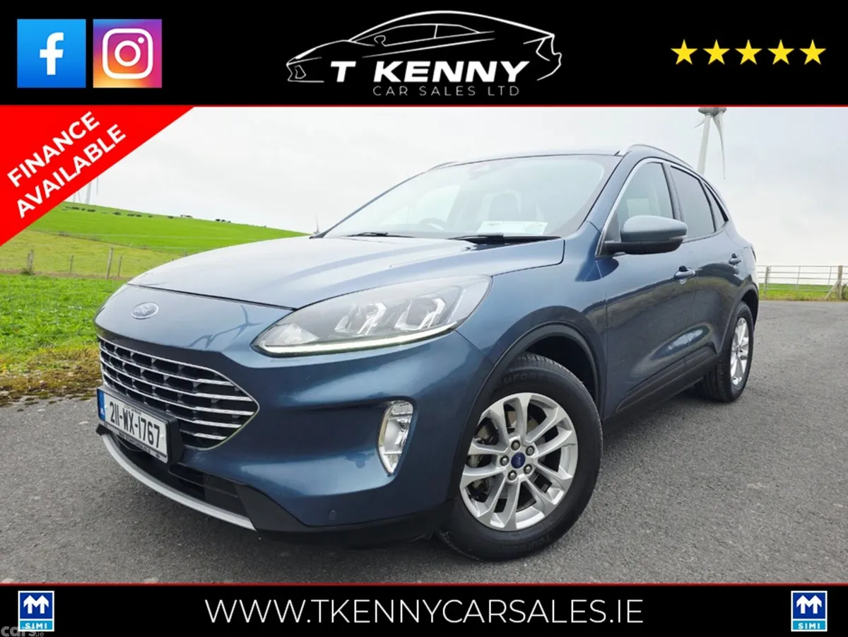 Ford Kuga MPV, Diesel Hybrid, 2021, Blue