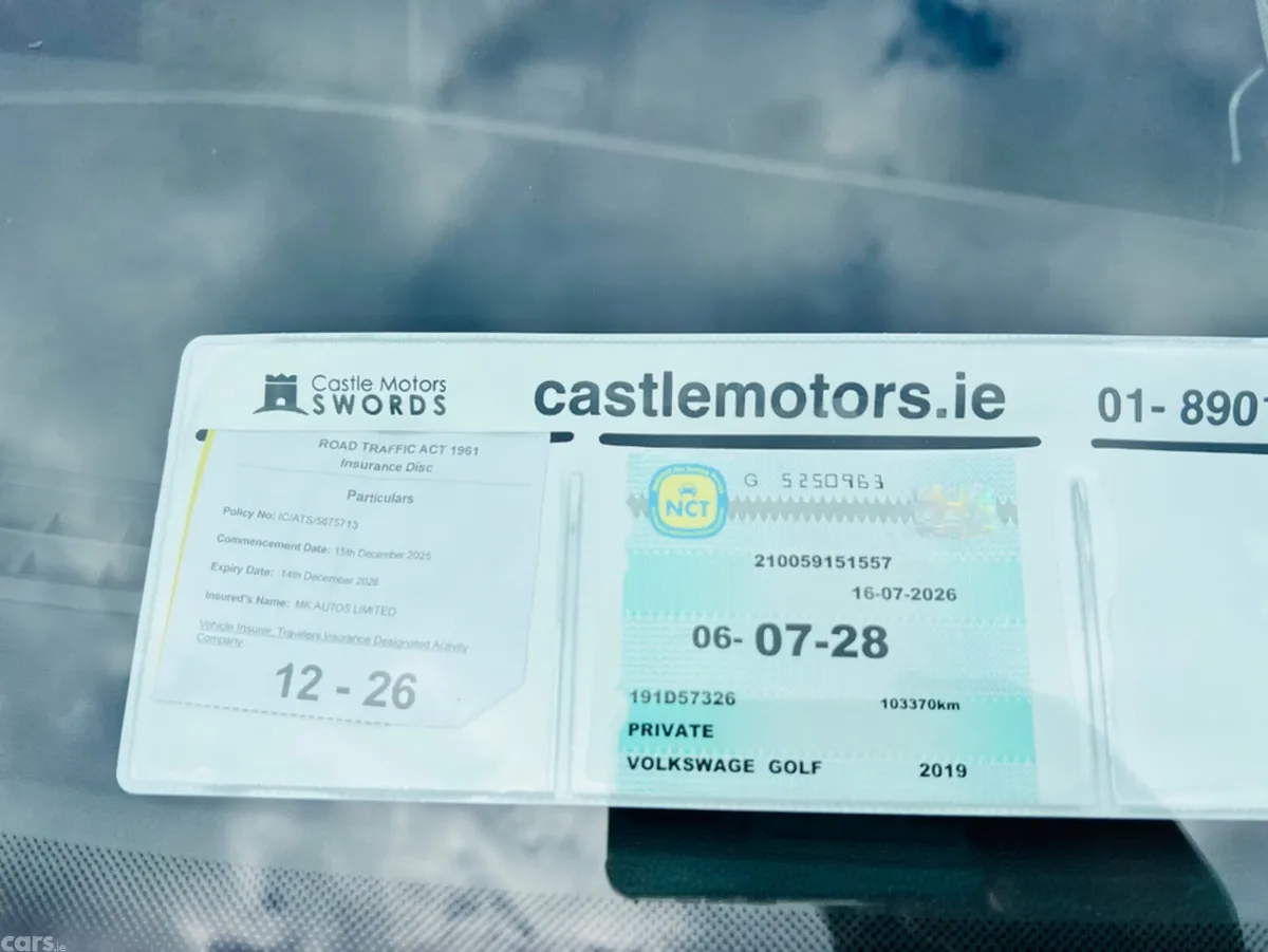 Volkswagen Golf Estate, Petrol, 2019, White