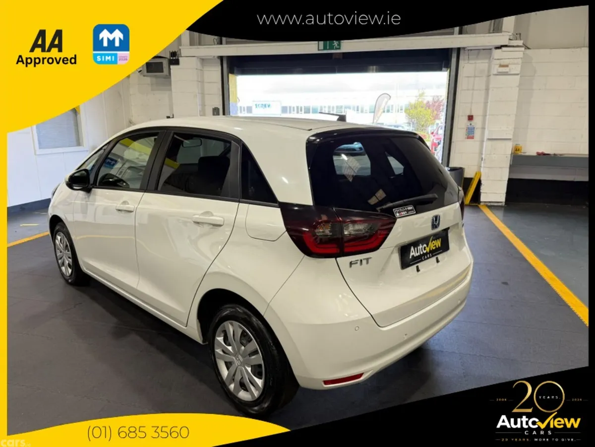 Honda Fit Hatchback, Petrol Hybrid, 2023, White