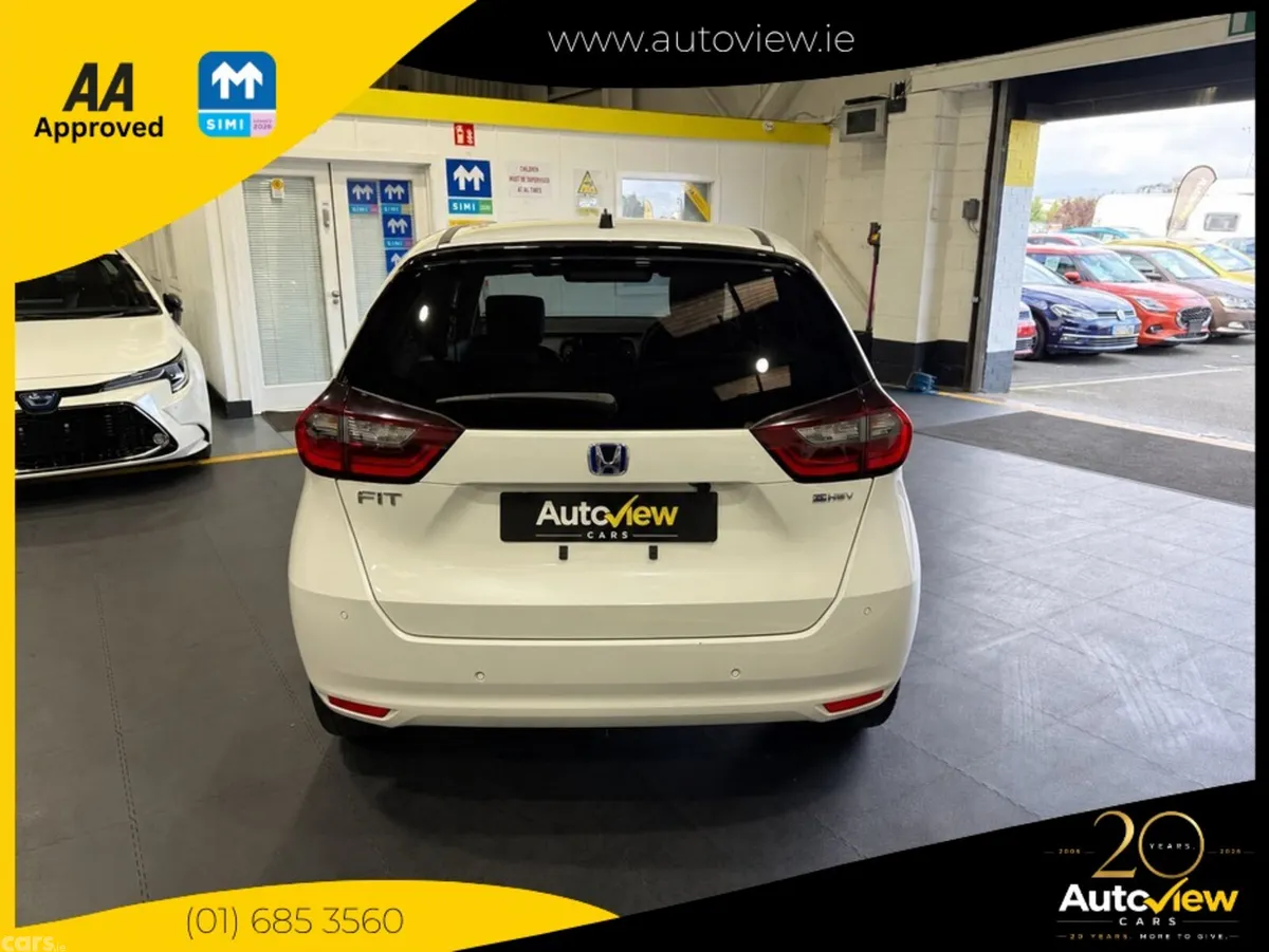 Honda Fit Hatchback, Petrol Hybrid, 2023, White