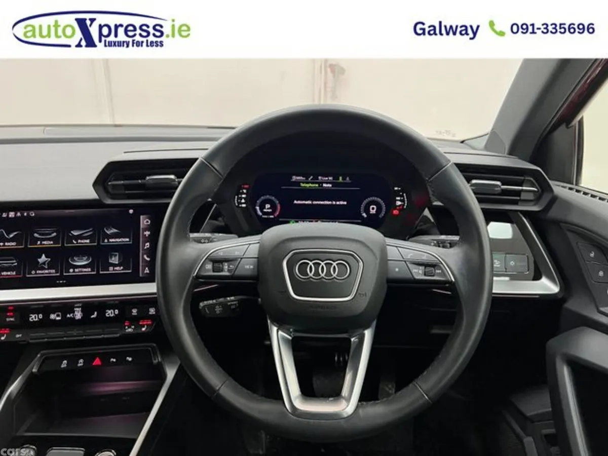 Audi A3 Saloon, Petrol, 2022, Red