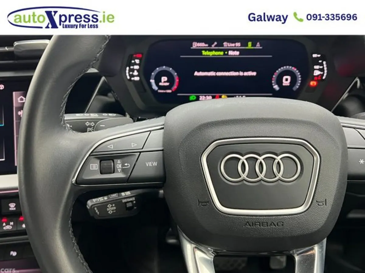 Audi A3 Saloon, Petrol, 2022, Red